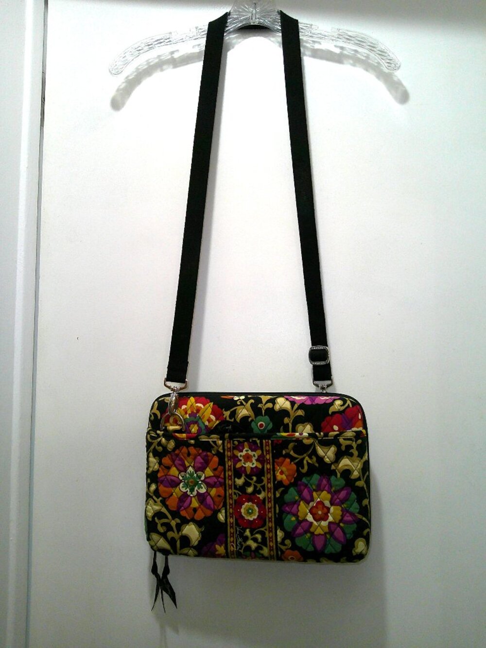 Vera Bradley SUZANI Hard Shell iPad, Tablet, Mini Laptop Case w Adjustable Strap